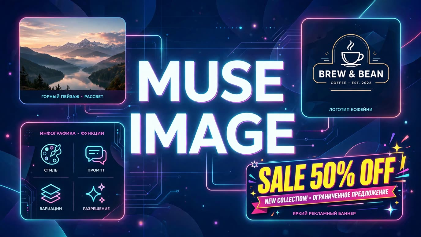 Muse Image — генератор картинок нейросетью